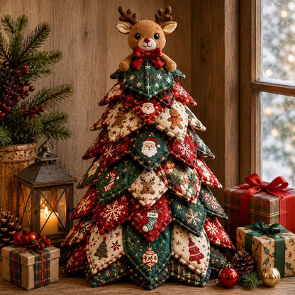 🎄Beginner-Friendly DIY Quilted Christmas Tree Kit | Complete Kit with All Tools & Step-by-Step Guide Included 💕
