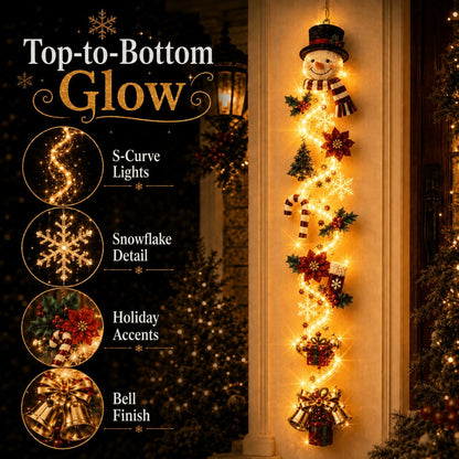 ⏳ Last Day 49% OFF – 🎄Insideefy™ Glowing Christmas Door Hanger