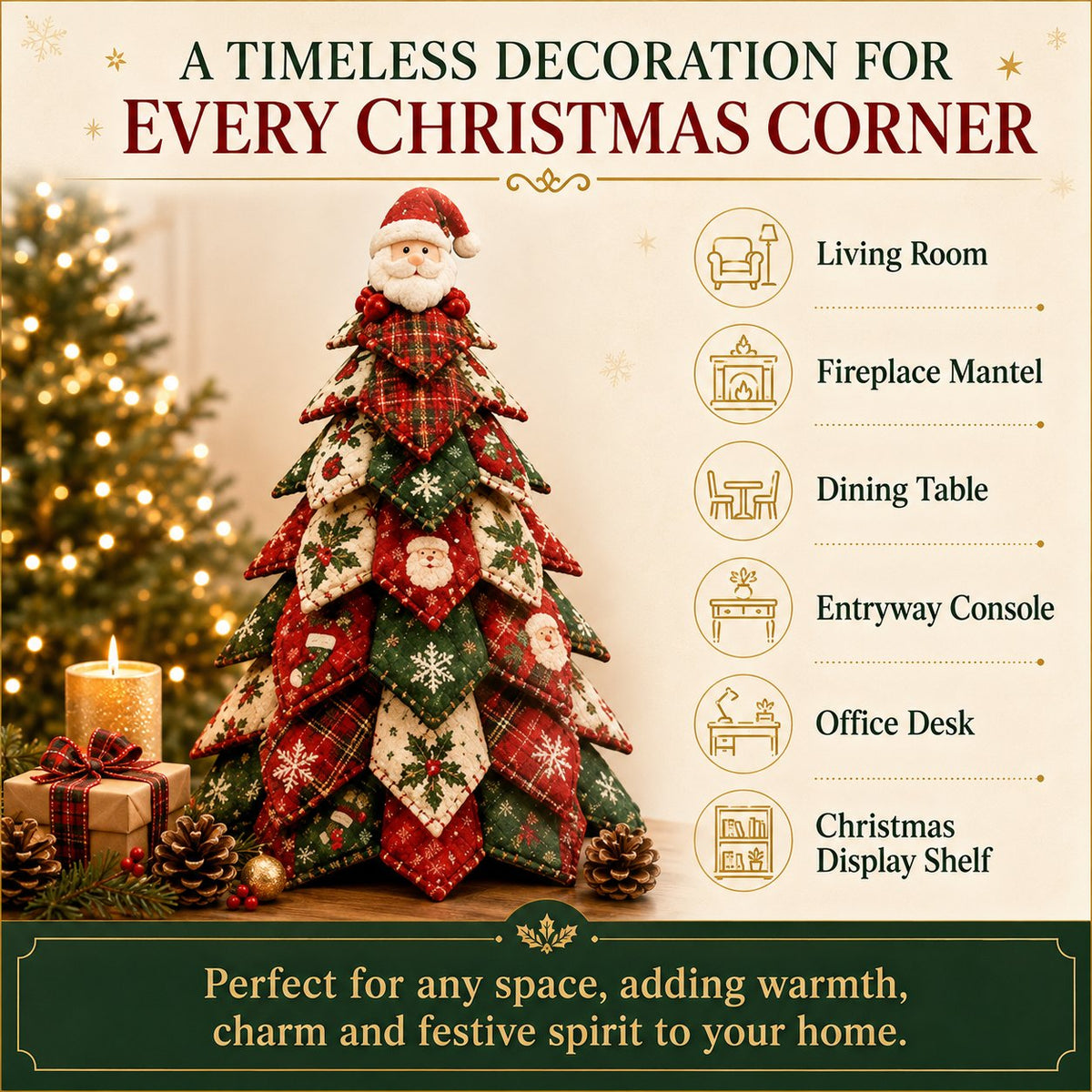 🎄Beginner-Friendly DIY Quilted Christmas Tree Kit | Complete Kit with All Tools & Step-by-Step Guide Included 💕