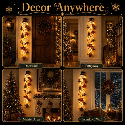 ⏳ Last Day 49% OFF – 🎄Insideefy™ Glowing Christmas Door Hanger