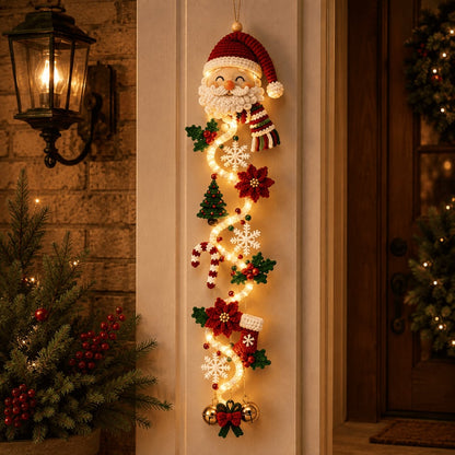 ⏳ Last Day 49% OFF – 🎄Insideefy™ Glowing Christmas Door Hanger