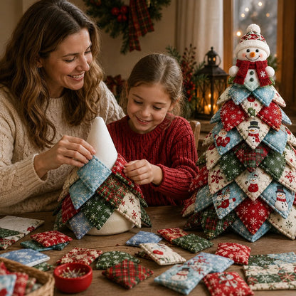🎄Beginner-Friendly DIY Quilted Christmas Tree Kit | Complete Kit with All Tools & Step-by-Step Guide Included 💕