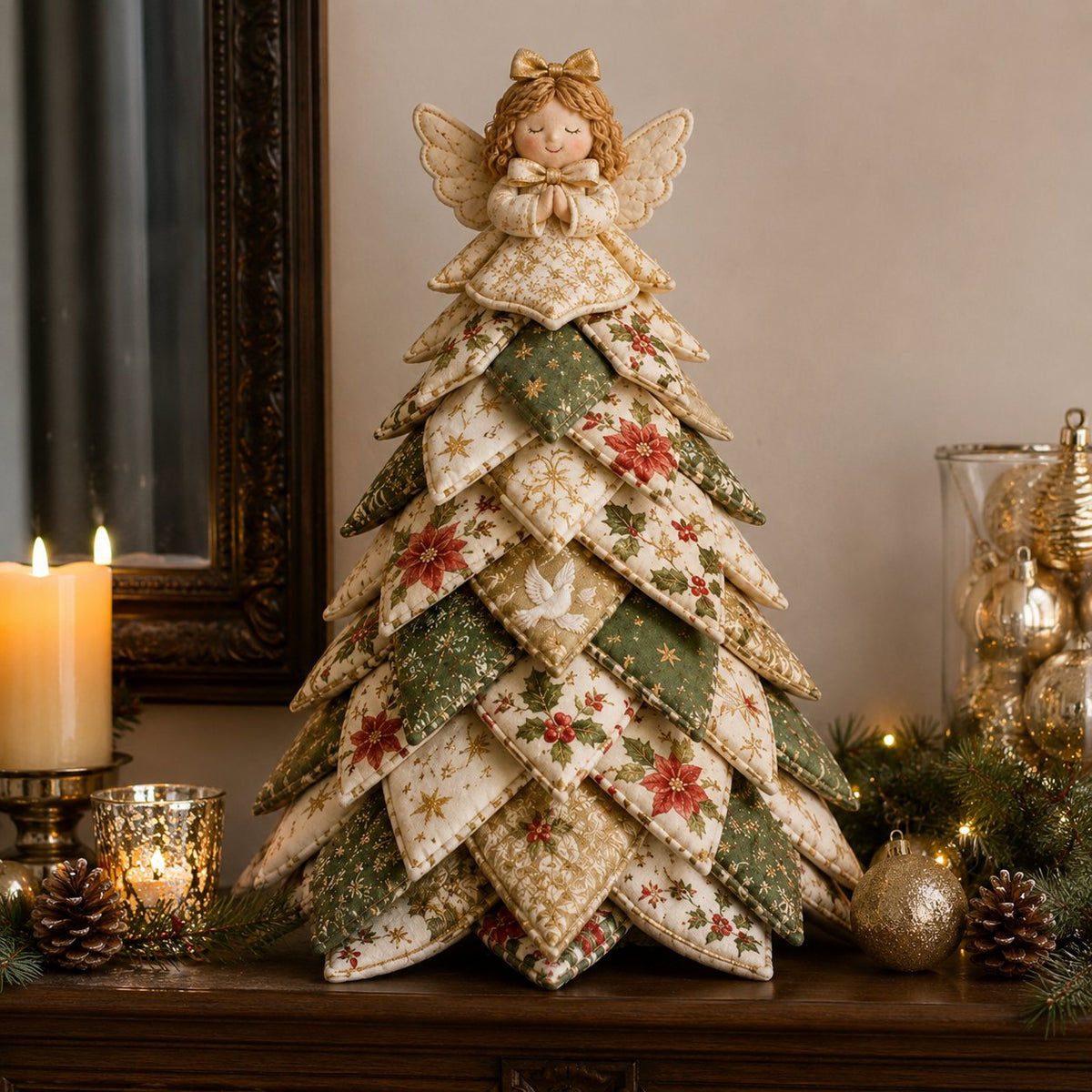 🎄Beginner-Friendly DIY Quilted Christmas Tree Kit | Complete Kit with All Tools & Step-by-Step Guide Included 💕