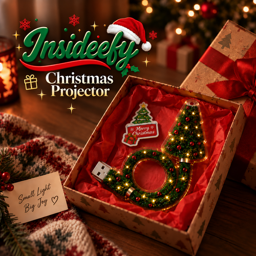 InsideefyTM Magical Christmas Projector