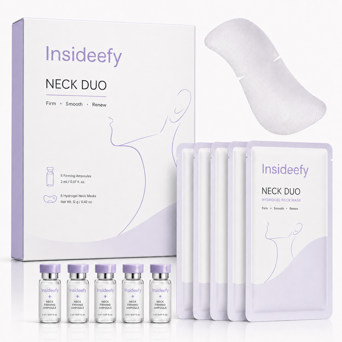 Insideefy™ NECK DUO-Fine Line Care Firming Neck Mask