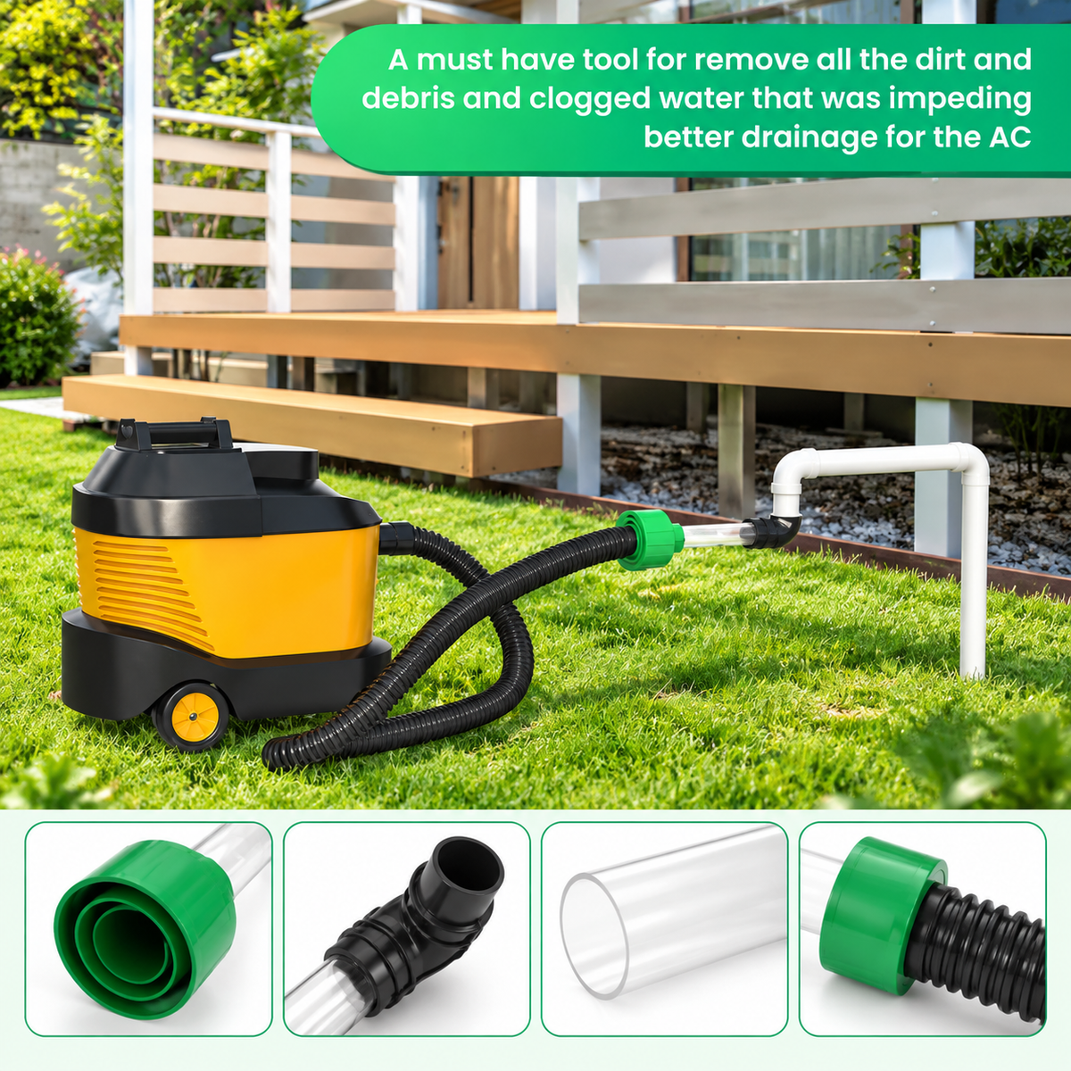 Universal Fit Wet/Dry Vacuum Attachment