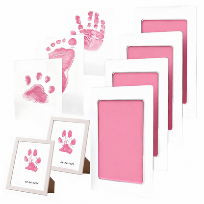 DIY Pet Paw Print Keepsake Frame Kit – Paw Impression & Photo Display