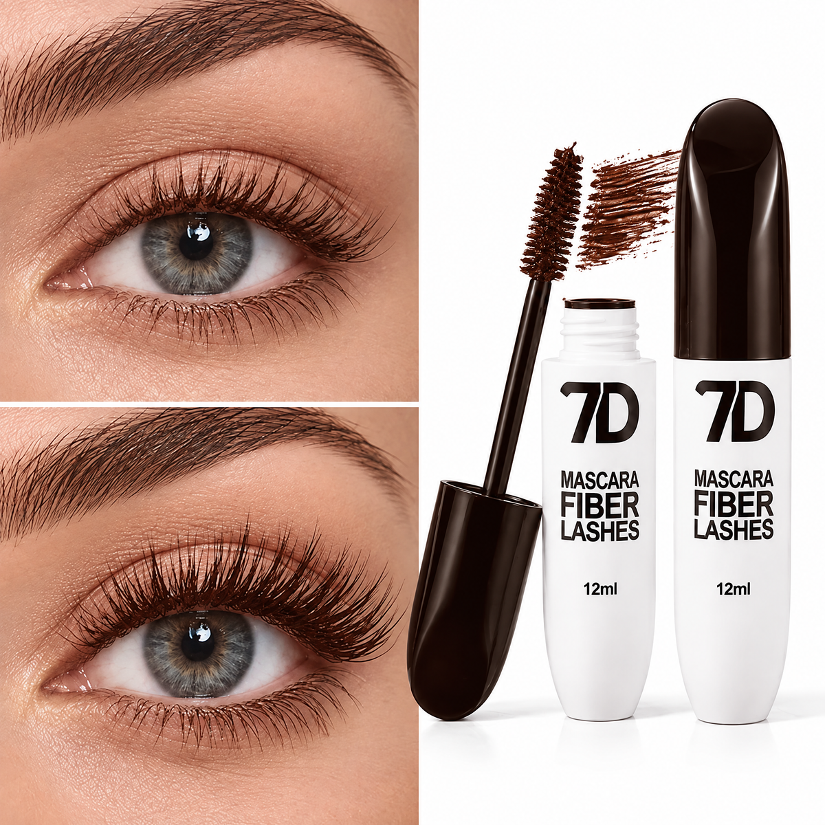 Insideefy Silk Fiber Black Lengthening Mascara - Adult Beauty Makeup✨