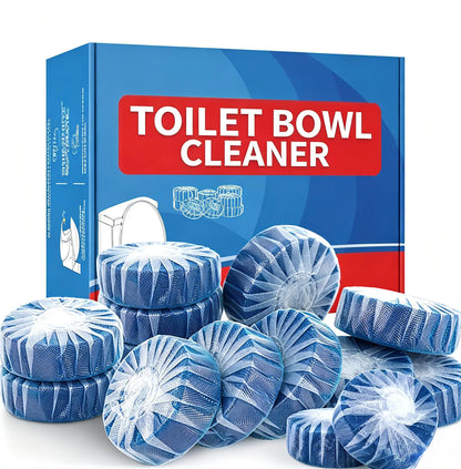 Automatic Toilet Tank Cleaner Tablets,Deodorizing & Descaling, Powerful Cleaning, Slow-Release Against Tough Stains 12 Pack
