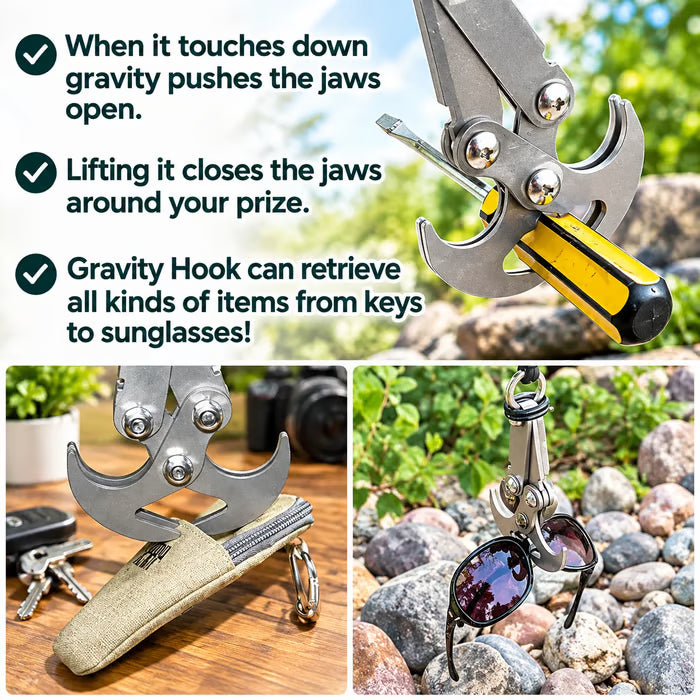Heavy-Duty Multifunctional Outdoor Mountaineering Grappling Hook