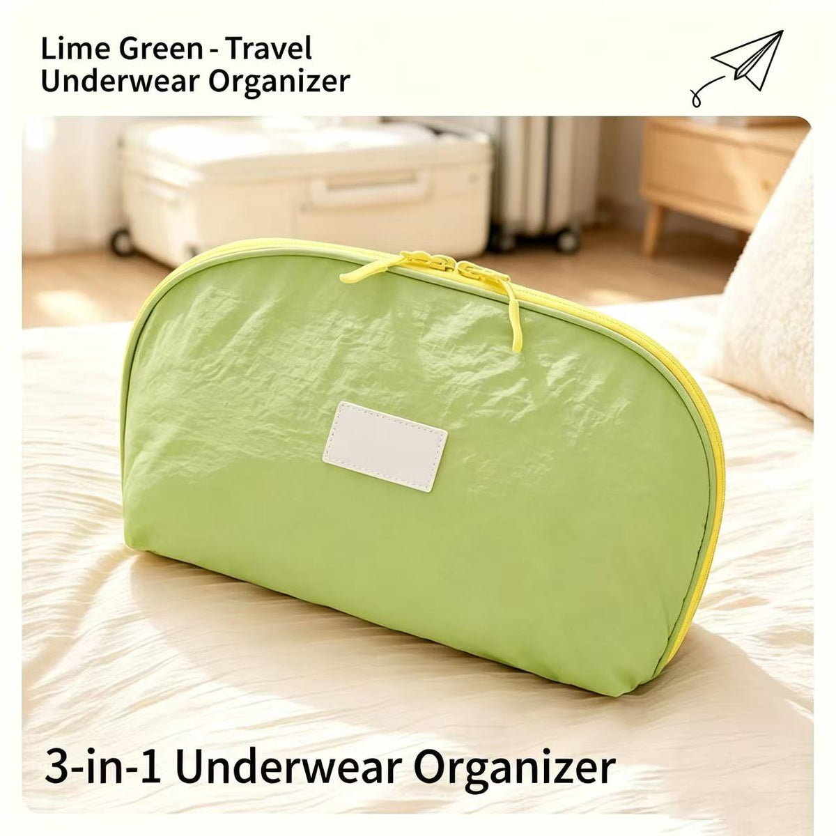 3-in-1 Travel Underwear Storage Bag