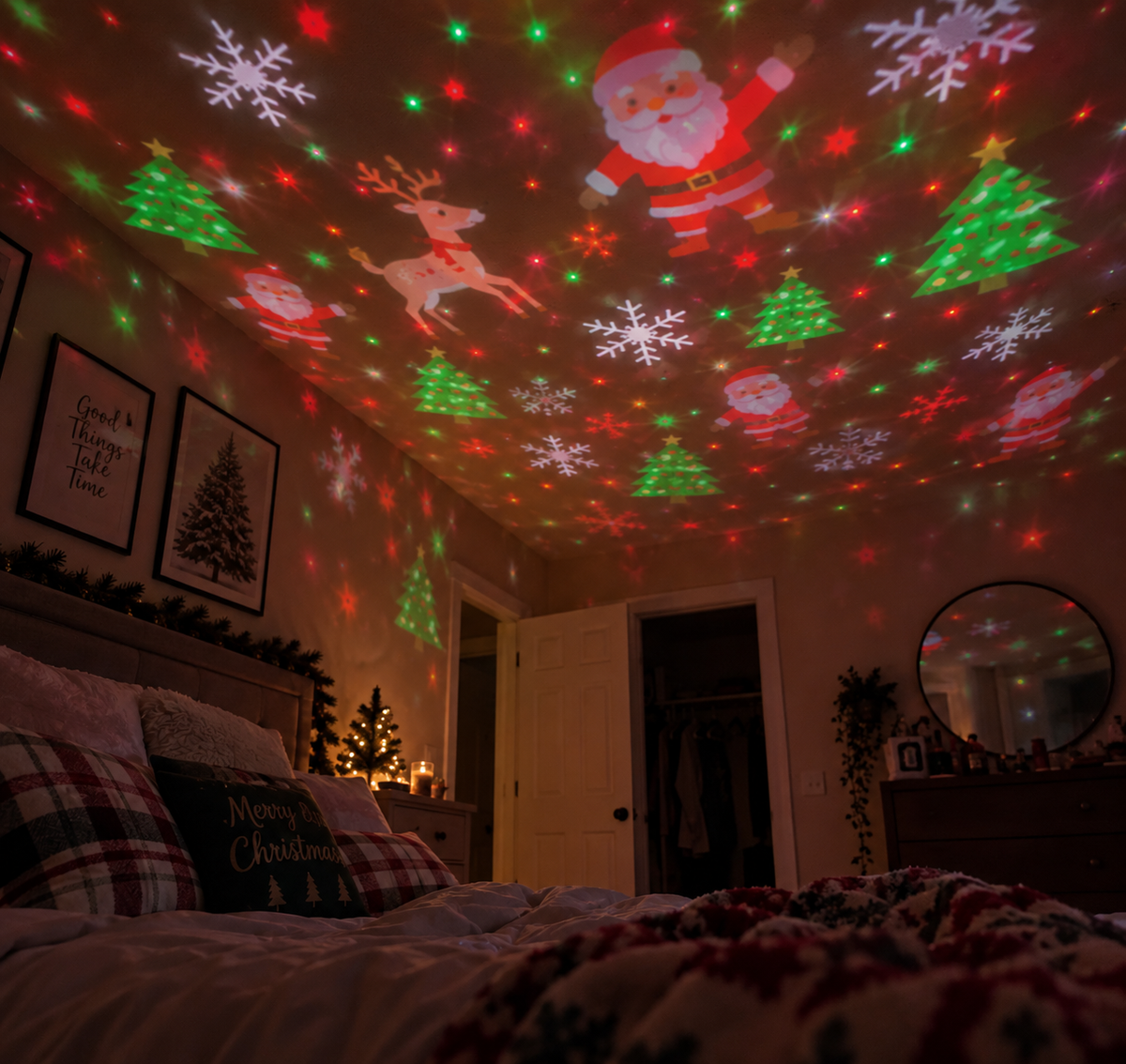 InsideefyTM Magical Christmas Projector