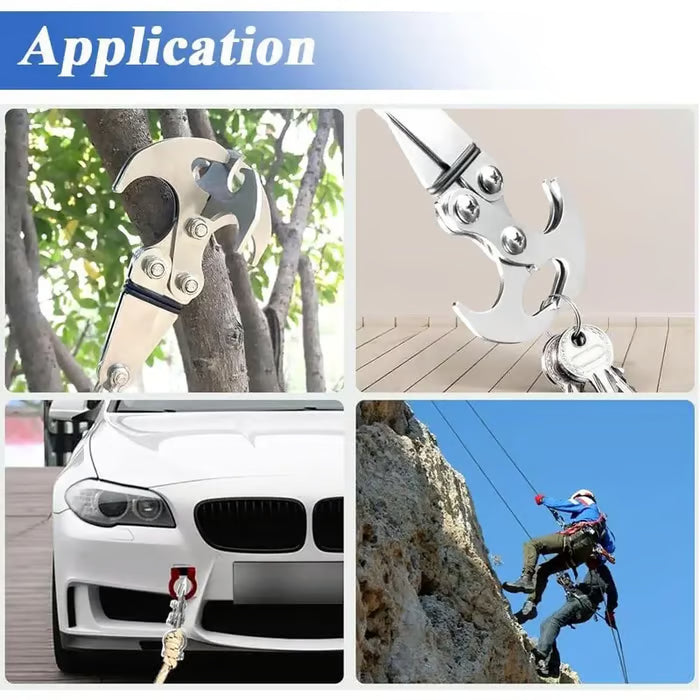 Heavy-Duty Multifunctional Outdoor Mountaineering Grappling Hook