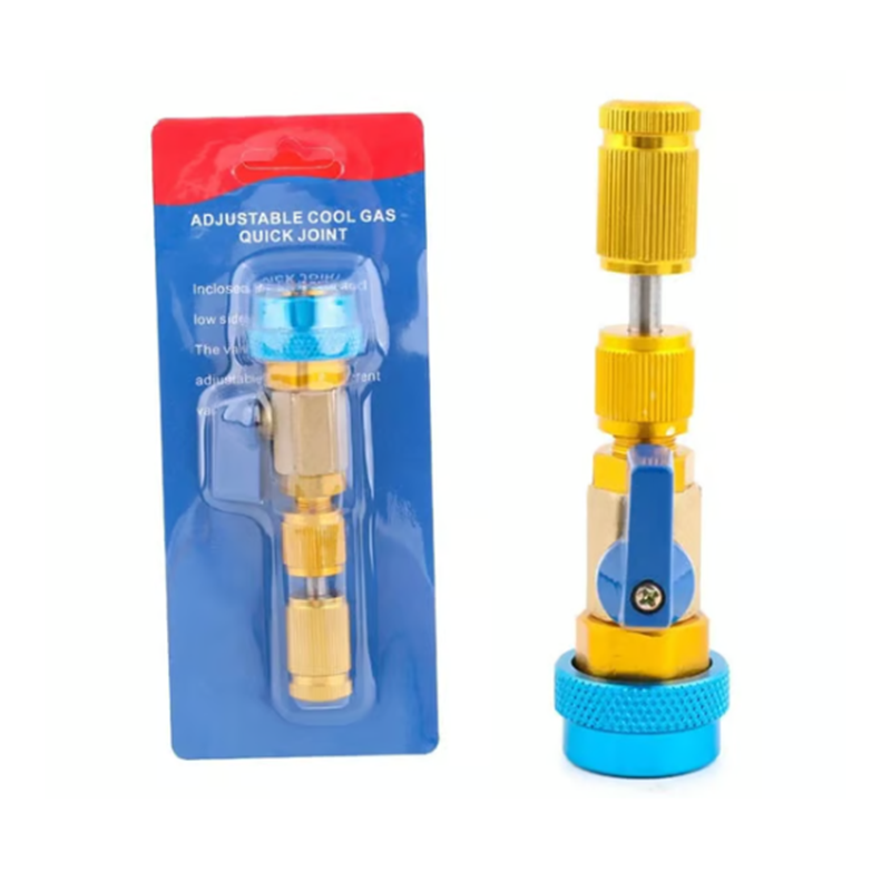 R134A Valve Core Remover Installer, High Low Pressure AC Valve Core Tool Kit for R134A Refrigerant System