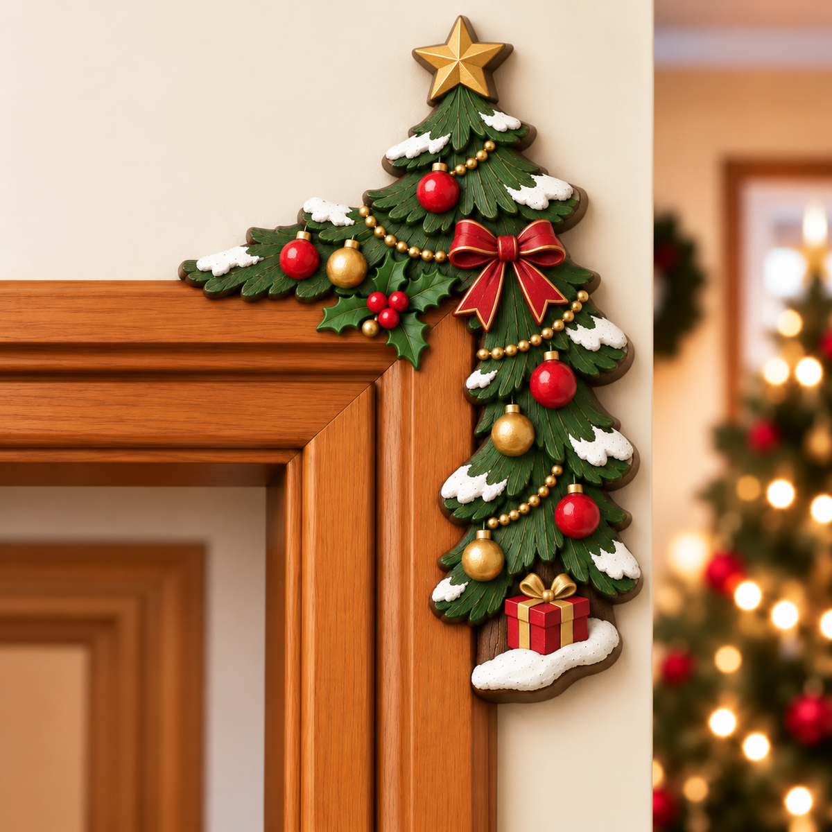 Weihnachtliche Türrahmen — Christmas door frames