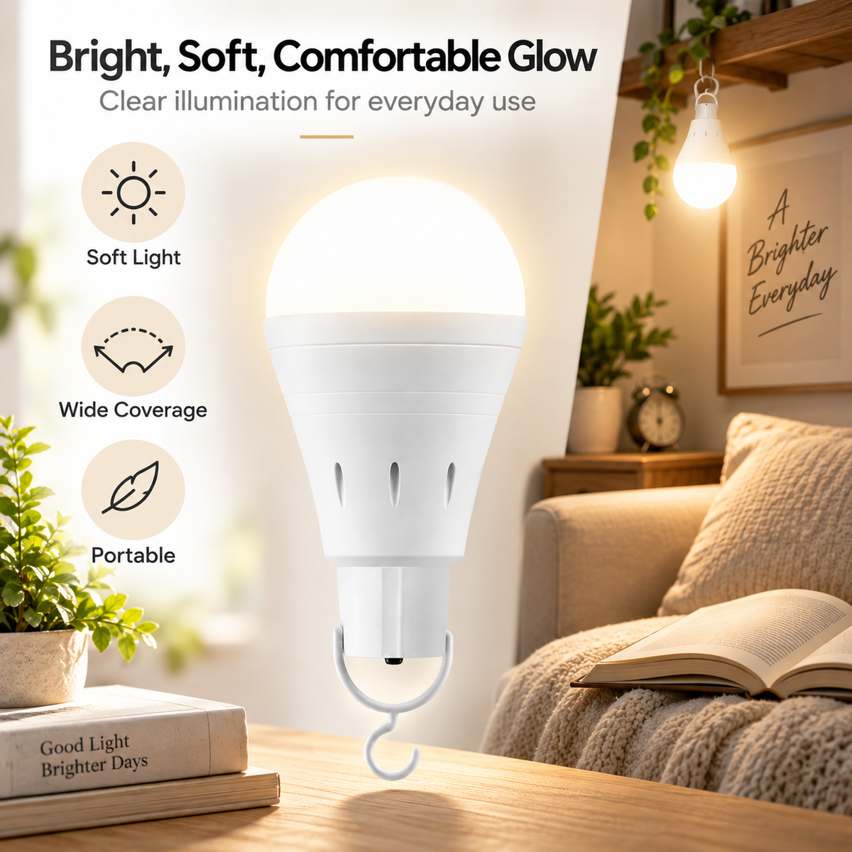 The "Smart" Emergency Bulb That Charges Itself and Lights Up in Water  Never Be Left in the Dark Again!