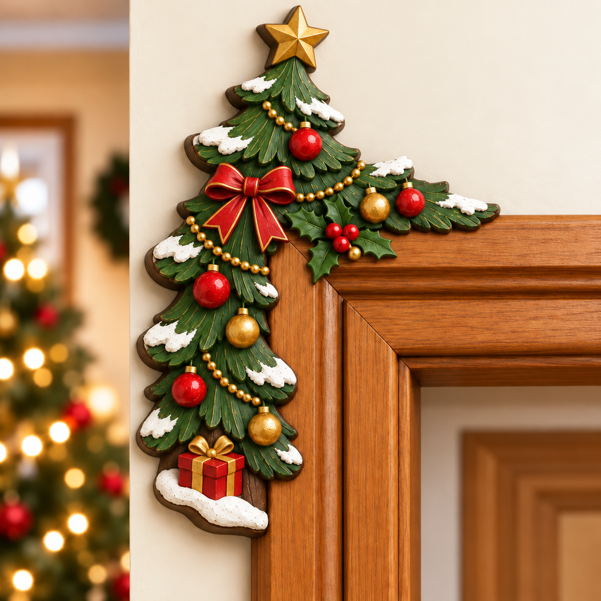 Weihnachtliche Türrahmen — Christmas door frames