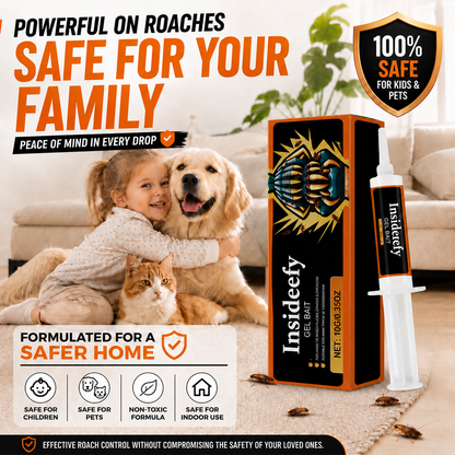 💥2026 Upgraded Formula] Professional Cockroach Gel Bait – Eliminates Entire Nest