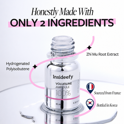 Insideefy 100% Volufiline Ampoule – Natural Skin Plumping Serum for Fuller, Firmer & Youthful-Looking Skin