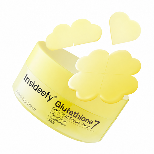 Insideefy Glutathione 7 Dark Spot Serum Patch, Gel Dark Spot Patches for Face, Uneven Skin Tone & Radiance Booster