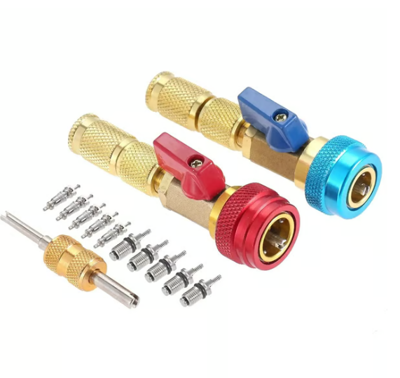 Red+Blue (high pressure coupler+low Pressure coupler)