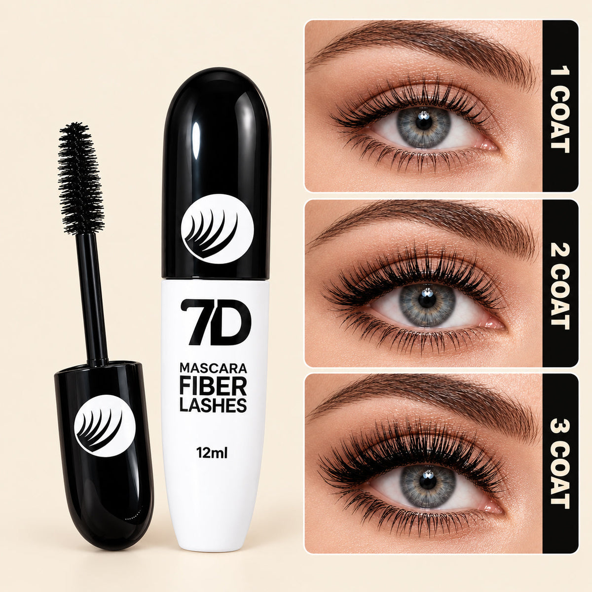 Insideefy Silk Fiber Black Lengthening Mascara - Adult Beauty Makeup✨