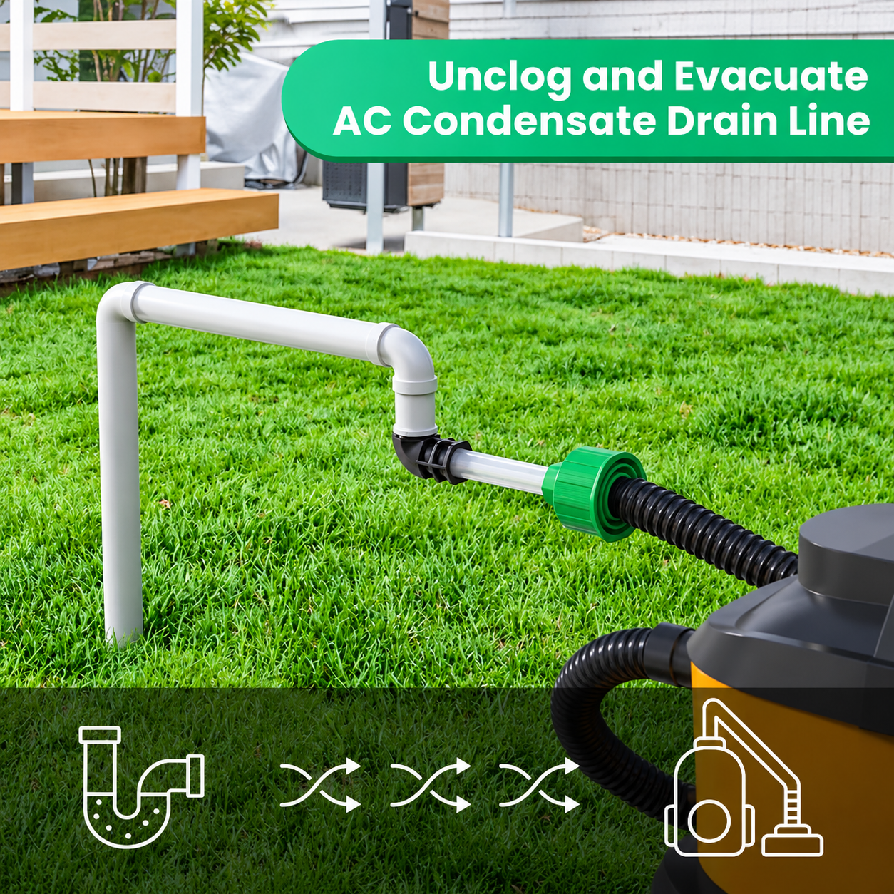 Universal Fit Wet/Dry Vacuum Attachment