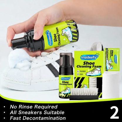 Insideefy® Shoe Care Kit (1 set): Shoe cleaning and care kit including dry cleaner, stain removal wipes, basketball shoe cleaner, and dedicated brushes