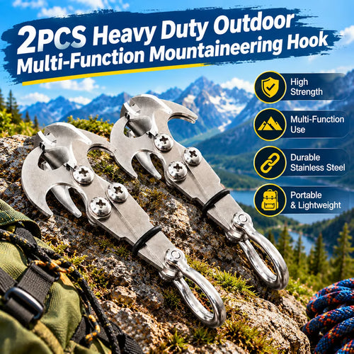 Heavy-Duty Multifunctional Outdoor Mountaineering Grappling Hook