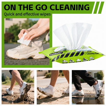 Insideefy® Shoe Care Kit (1 set): Shoe cleaning and care kit including dry cleaner, stain removal wipes, basketball shoe cleaner, and dedicated brushes