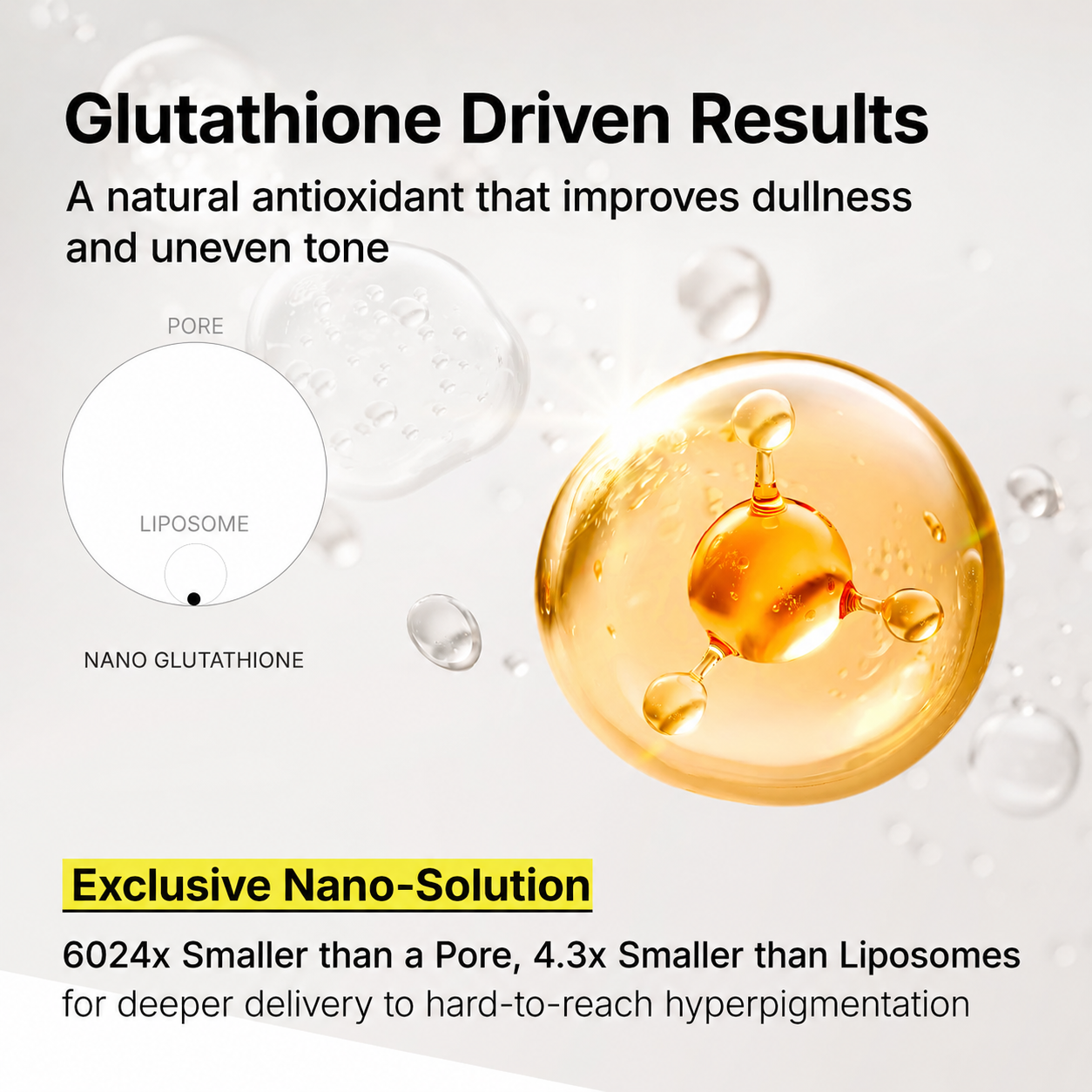 Insideefy Glutathione 7 Dark Spot Serum Patch, Gel Dark Spot Patches for Face, Uneven Skin Tone & Radiance Booster