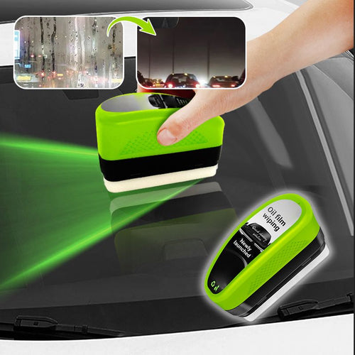 ✨ NEW 2.0 Green Oil Film Wipes 🚗💧 Remove Stubborn Oil Film -Clear Glass